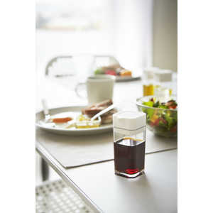 山崎実業 プッシュ式醤油差し アクア(Soy Sauce Cruet AQUA) ホワイト 02883 山崎実業 プッシュ式醤油差し アクア(Soy Sauce Cruet AQUA) ホワイト 02883
