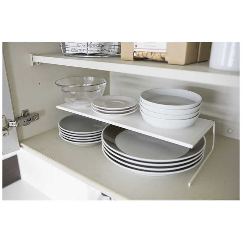 山崎実業 山崎実業 ディッシュストレージ プレートL(Dish Storage L Plate) ホワイト 02960 02960