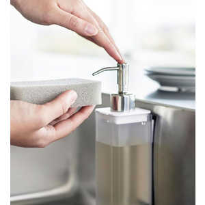 山崎実業 マグネットキッチンディスペンサー プレート ホワイト 