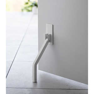 山崎実業 マグネット折り畳みドアストッパー スマート ロング ホワイト 