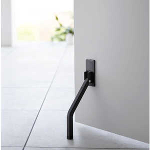 山崎実業 マグネット折り畳みドアストッパー スマート ロング ブラック 