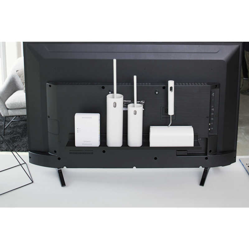山崎実業 山崎実業 スマート テレビ裏ラックワイド60 ブラック 4889 4889