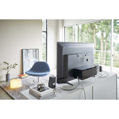 山崎実業 スマート テレビ裏ケーブルボックス ブラック ブラック 4988