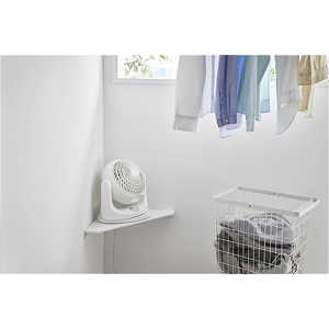 山崎実業 ウォールコーナーサーキュレーターラックスマート石こうボード壁対応ホワイト 10145