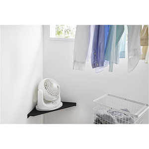 山崎実業 ウォールコーナーサーキュレーターラックスマート石こうボード壁対応ブラック 10146