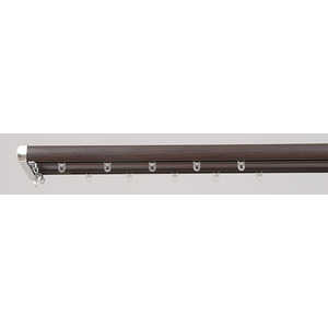 フルネス 装飾レール ロアール 2m用(120-200cm) ダブル 木目ブラウン フルネス 装飾レール ロアール 2m用(120-200cm) ダブル 木目ブラウン