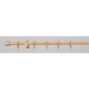 フルネス 装飾レール フェスタ 2m用(100-200cm) シングル 木目ミディアム フルネス 装飾レール フェスタ 2m用(100-200cm) シングル 木目ミディアム