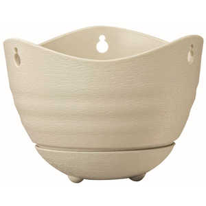 大和プラスチック フレグラー吊り鉢 6号 アイボリー 2101787