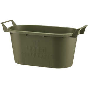 大和プラスチック グロウコンテナ オーバル 43型 グリーン 2101717