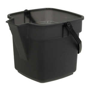大和プラスチック バケツエンジョイ 10型 クリアブラック 