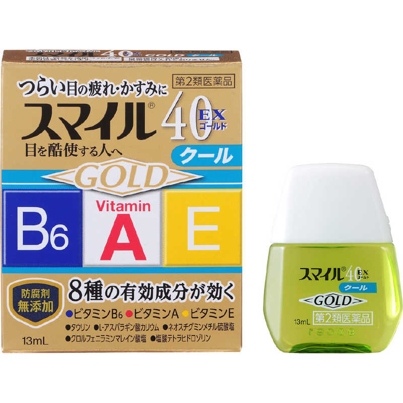 Lion 第2類医薬品 スマイル40exゴールド 13ml 目薬 の通販 カテゴリ 日用品 化粧品 医薬品 Lion ｽﾏｲﾙ40 家電通販のコジマネット 全品代引き手数料無料