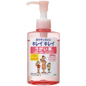 LION キレイキレイ うがい薬 ピーチ（200ml） 【医薬部外品】 〔うがい・トローチなど〕 キレイキレイウガイグスリピーチ20