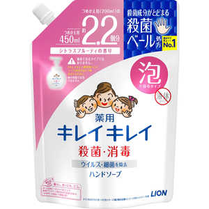 LION キレイキレイ 薬用泡ハンドソープ つめかえ用 大型サイズ 450ml 