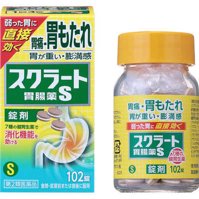 Amazon.co.jp: 【第2類医薬品】スクラート胃腸薬(錠剤) 102錠