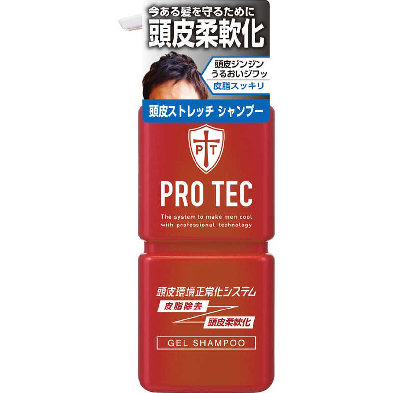 LION LION PRO TEC 頭皮ストレッチシャンプー ポンプ 300g(男性化粧品)  
