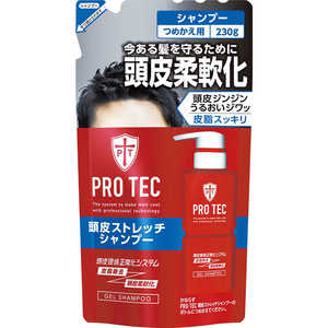 LION PRO TEC 頭皮ストレッチシャンプー つめかえ用 230g 