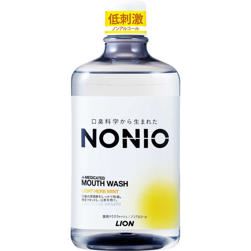 LION LION NONIOマウスウオッシュライトハーブミント1000ml  