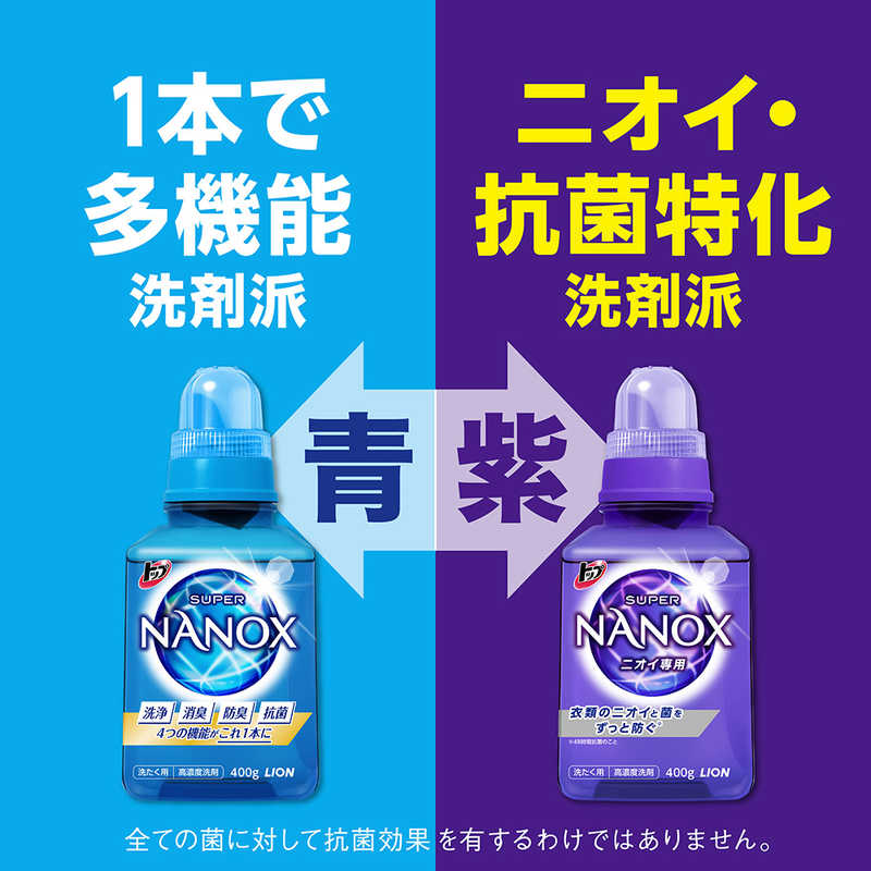ファッションの ライオン トップ スーパーNANOX ナノックス 本体 400g 日用品 discoversvg.com