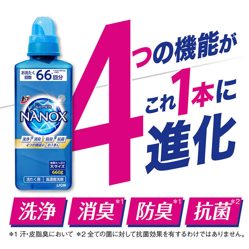 LION LION トップ スーパーNANOX(ナノックス) 本体 大サイズ 660g  