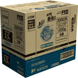 LION トップスーパーNANOX(ナノックス)詰替用 超特大 1230g×6個 