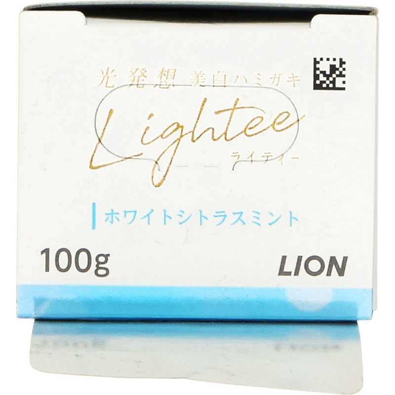 LION LION Lightee(ライティー)ハミガキ ホワイトシトラスミント 100g  