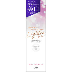 LION Lightee(ライティー)ハミガキ ホワイトローズミント 100g 