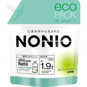 LION ノニオ(NONIO)マウスウォッシュ スプラッシュシトラスミント つめかえ用 950ml LION ノニオ(NONIO)マウスウォッシュ スプラッシュシトラスミント つめかえ用 950ml