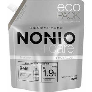 LION NONIOプラスホワイトニング デンタルリンス つめかえ用 950ml LION NONIOプラスホワイトニング デンタルリンス つめかえ用 950ml