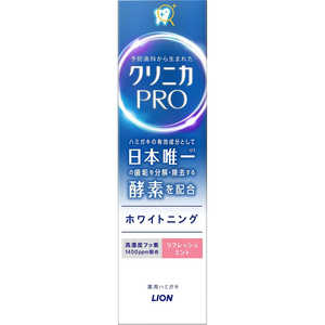 LION クリニカPROホワイトニングハミガキ リフレッシュミント 95g LION クリニカPROホワイトニングハミガキ リフレッシュミント 95g