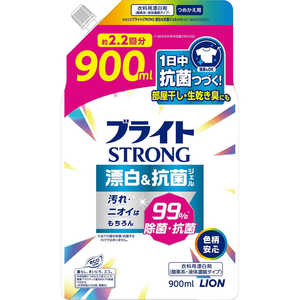 LION ブライト STORONG 漂白＆漂白ジェル 詰替 900mL 