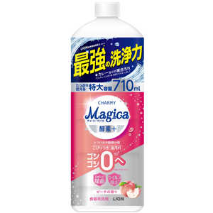 LION CHARMY Magica 酵素+(プラス)つめかえ用大型 710mL フレッシュピーチの香り LION CHARMY Magica 酵素+(プラス)つめかえ用大型 710mL フレッシュピーチの香り