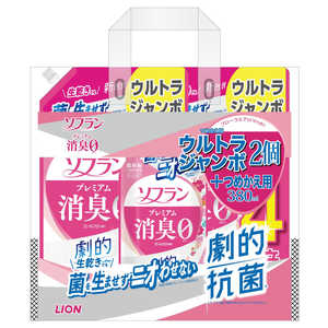 LION ソフランプレミアム消臭フローラル詰替ウルトラジャンボ2P+詰替 LION ソフランプレミアム消臭フローラル詰替ウルトラジャンボ2P+詰替