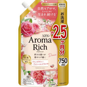 LION ソフラン アロマリッチ ダイアナ 詰替用 750ml ソフランARDカエ750ML