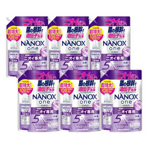 LION (ケース販売)NANOX one ニオイ専用 詰替用 超特大 1080g×6個 LION (ケース販売)NANOX one ニオイ専用 詰替用 超特大 1080g×6個
