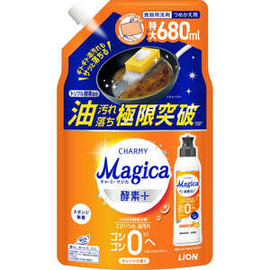 LION CHARMY Magica 酵素＋(プラス) オレンジの香り 詰替用 680ml マジカコウソOカエ680