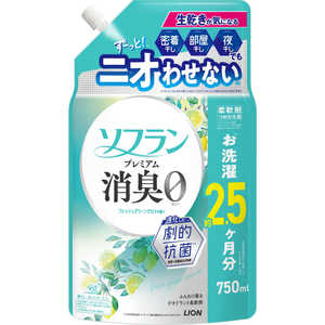 LION ソフランプレミアム消臭 フレッシュグリーンアロマの香り つめかえ用750ml ソフランPSGカエ750ML