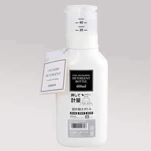 レック 押して計る洗濯洗剤ボトル600ml レック 押して計る洗濯洗剤ボトル600ml