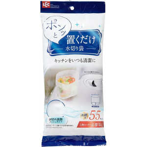 レック ポンッと置くだけ水切り袋 55枚入 K00393 レック ポンッと置くだけ水切り袋 55枚入 K00393