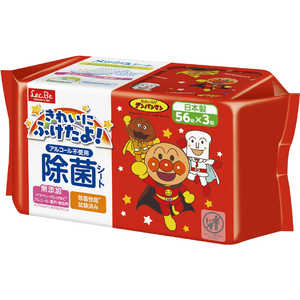 レック アンパンマンノンアルコール除菌シート 56枚×3 レック アンパンマンノンアルコール除菌シート 56枚×3