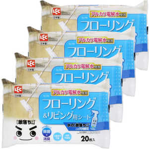 レック 水の激落ちシート フローリング4P S00906