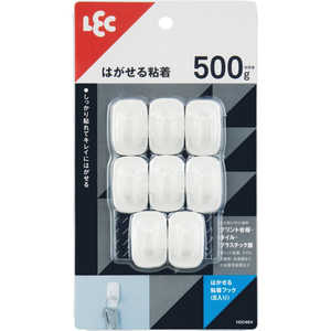 レック はがせる粘着フック 8個入 レック はがせる粘着フック 8個入