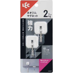 レック 強力マグネットハングフック ホワイト レック 強力マグネットハングフック ホワイト