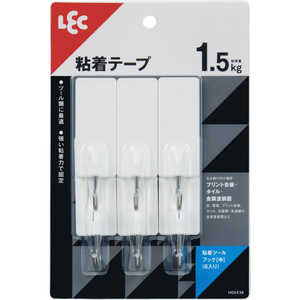 レック 粘着ツールフック(中)6個入 レック 粘着ツールフック(中)6個入