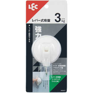 レック レバー式吸盤ツールフック ワイド(中)1個入 レック レバー式吸盤ツールフック ワイド(中)1個入