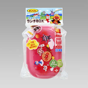 レック アンパンマンフォーク付ランチBOX ピンク レック アンパンマンフォーク付ランチBOX ピンク