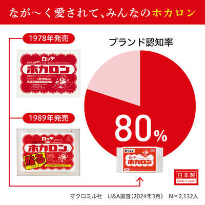 ロッテ ホカロン 貼らない (10個入) の通販 | カテゴリ：日用品