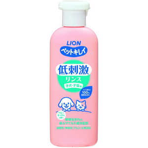 ライオンペット ペットキレイ 低刺激リンス 子犬・子猫用 220ml ライオンペット ペットキレイ 低刺激リンス 子犬・子猫用 220ml