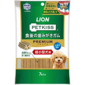 LION PETKISS食後の歯みがきガムプレミアム超小型犬用7枚 