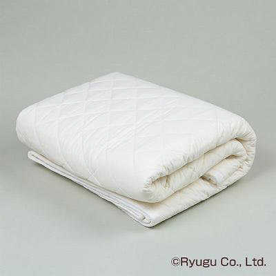 龍宮 敷パッド パシーマ パットシーツ きなり (155×210cm /ダブル