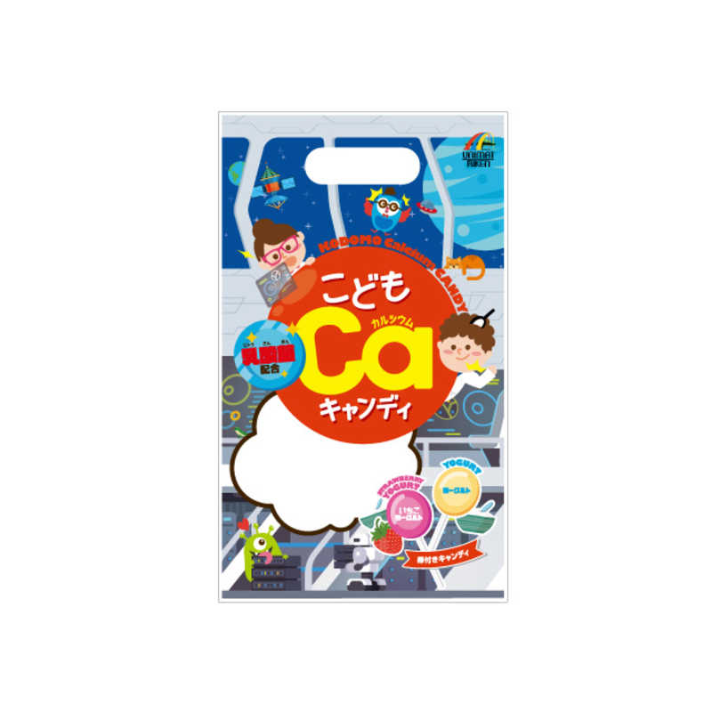 ユニマットリケン ユニマットリケン こどもカルシウム+乳酸菌キャンディ10本  